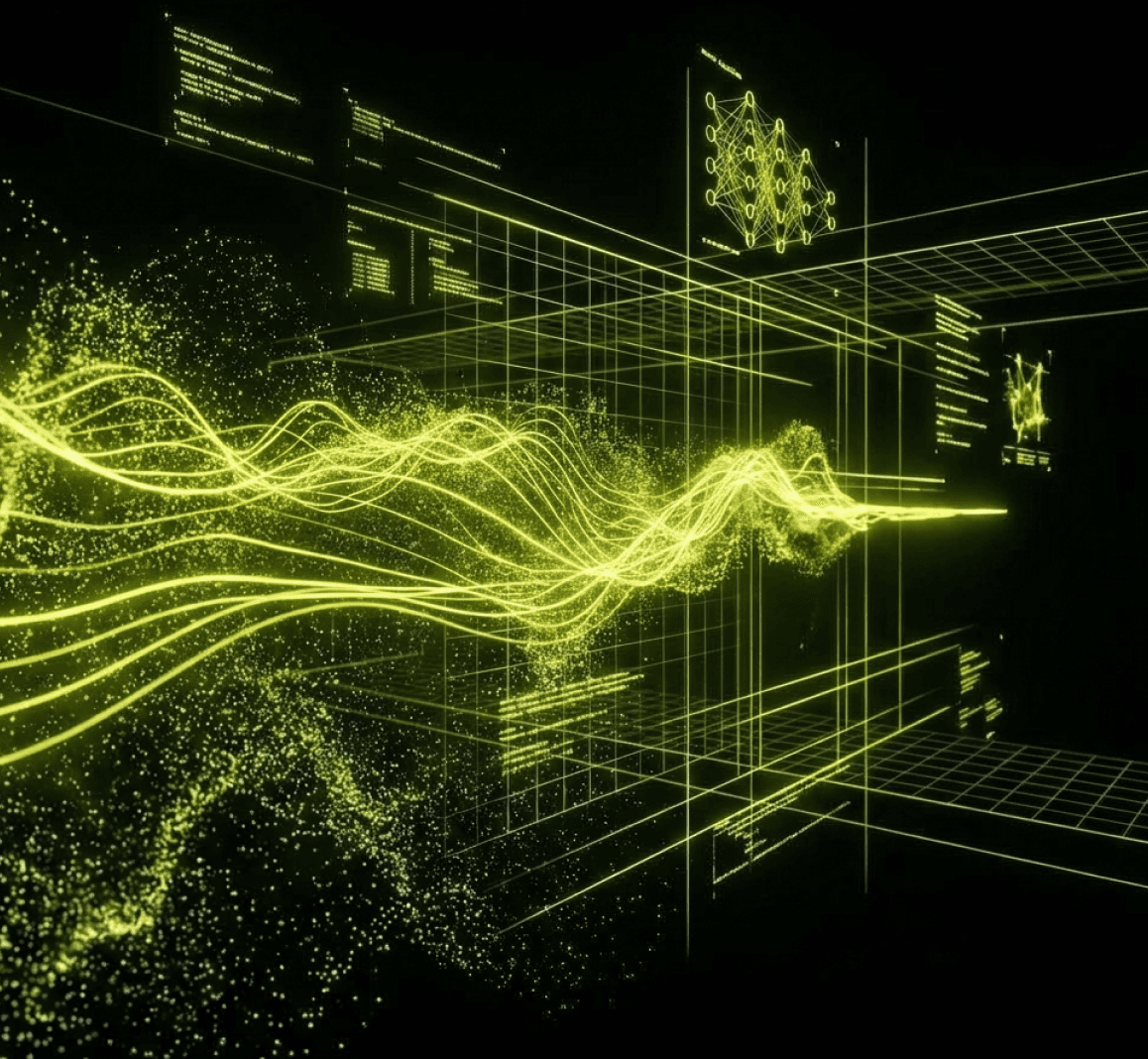 Illustration symbolizing Abnormal's behavioral AI understanding human identity and communication patterns.